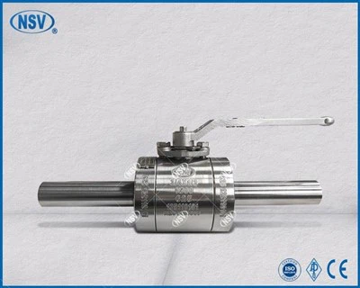 Inconel 625 kuulkraan 100 mm nibudega